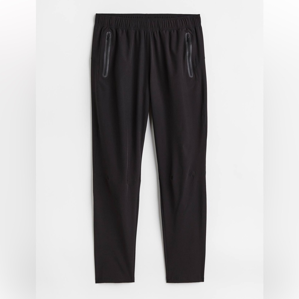 MENS H&M Black Running Track Pants - size S